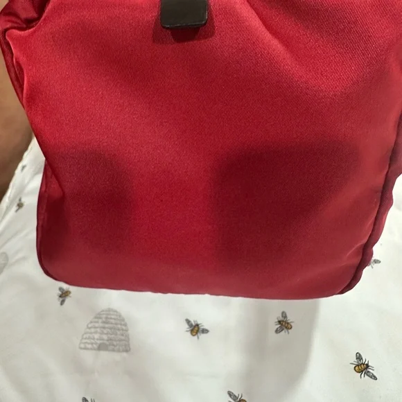 Prada Women's Red and Black Bag - Picture 14 of 16